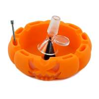 YHS Pumpkin Cigar Ashtray Silicone Ashtray Car Ashtray Portable