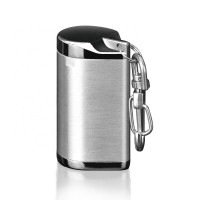 YB-5004 3.1*2.5*5.5CM 38g water drop shaped personalized aluminium metal portable mini ashtray with keyring