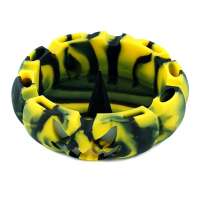 Hot selling silicone round ashtray for weed smoking