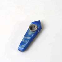 Wholesale Natural lapis lazuli Crystal Flue Pipe Belt Filter