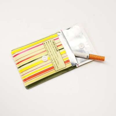 UKETA promotion in stock custom ash bag holder eco-friendly folding portable pocket ashtray pouch