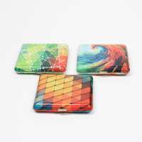 UKETA durable matt surface 20 pcs square TIN cigarette box case