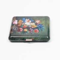 UKETA durable matt surface 20 pcs square TIN cigarette box